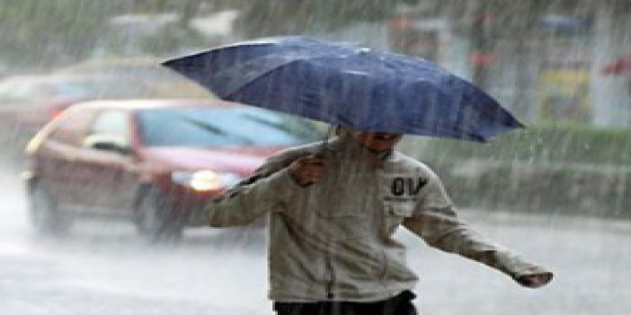 Trabzon'da hava yine yağışlı