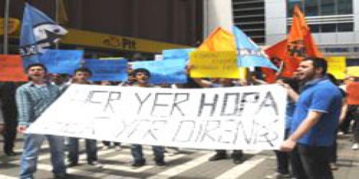 Trabzon'da 'Hopa' Protestosu!