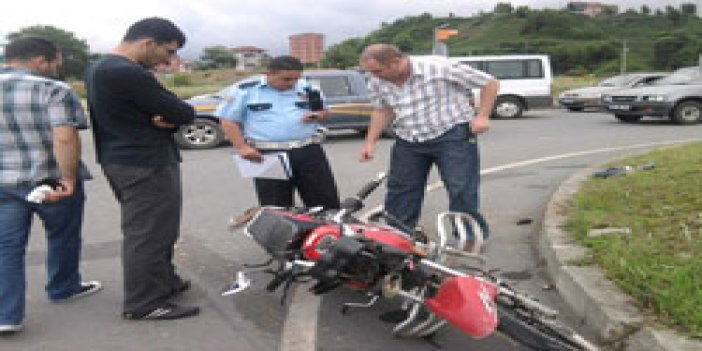 Rize'de motosiklet kazası: 1 ölü