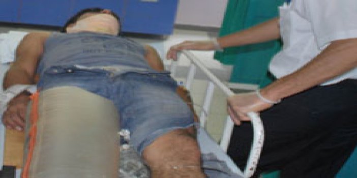 Samsun'da iş kazası: 1 yaralı