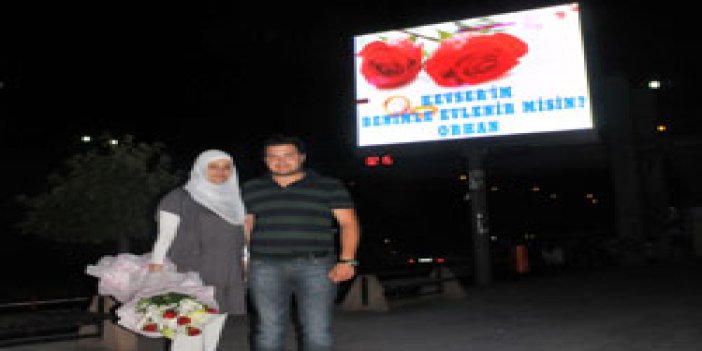 Trabzon'da şok eden evlilik teklifi