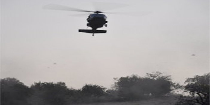 Hakkari'de helikopterler havalandı