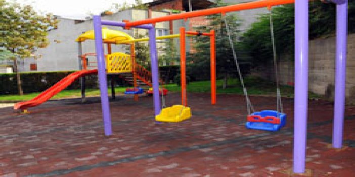 Trabzon çocuk parkları yenileniyor