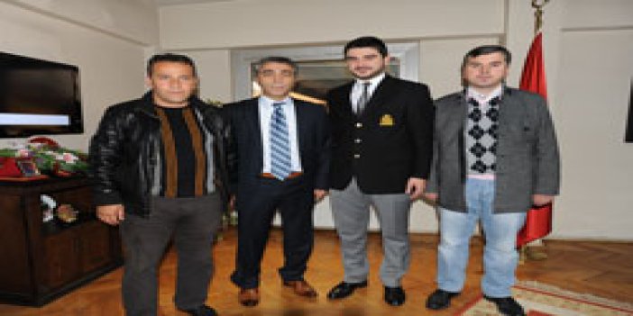 Trabzon'da yeni müdüre ziyaret!