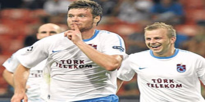 Trabzonspor'da Celustka sevinci