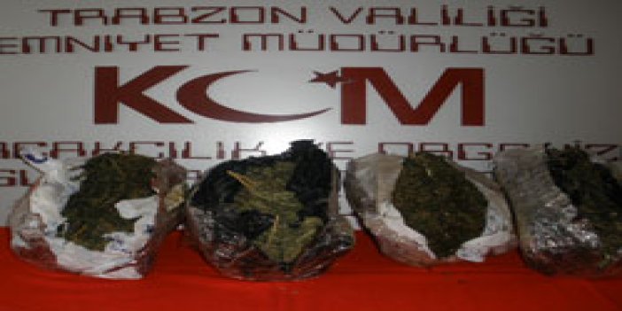 Trabzon'da uyuşturucu darbesi!