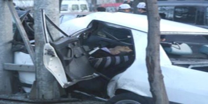 Trazon'da feci kaza: 1 ölü
