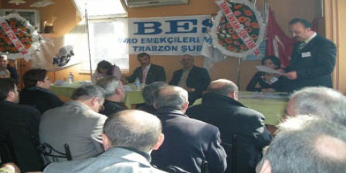Trabzon'da BES eylem yaptı