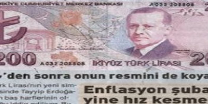 Erdoğanlı para bastılar