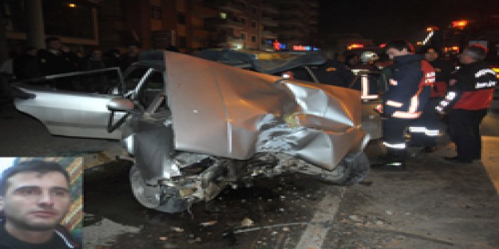 Akçaabat'ta feci kaza: 1 ölü 2 yaralı