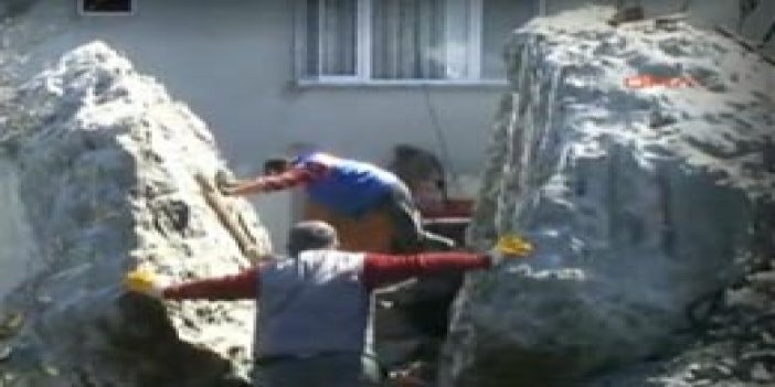 400 tonluk kaya vız gelir Rizeli'ye