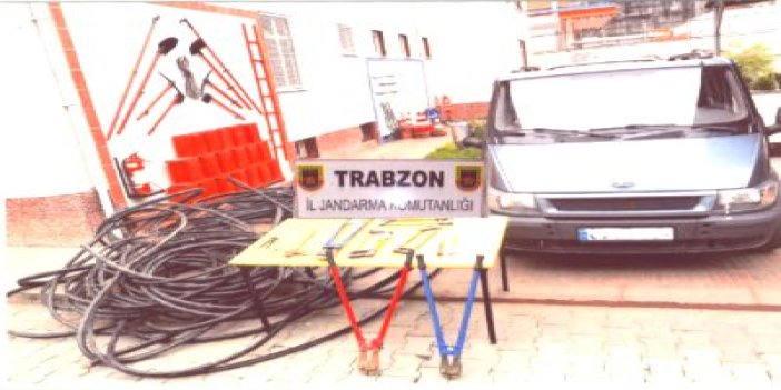 Trabzon'da 4 hırsız tutuklandı