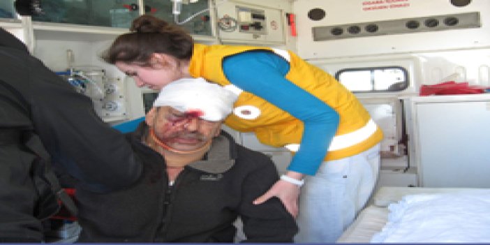 Karadeniz'de gemide iş kazası