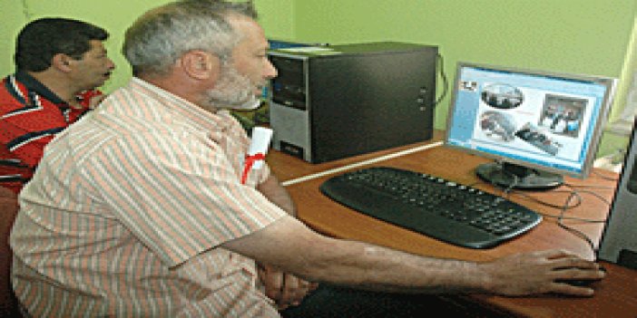 Trabzon'da köylüler bilgisayarcı