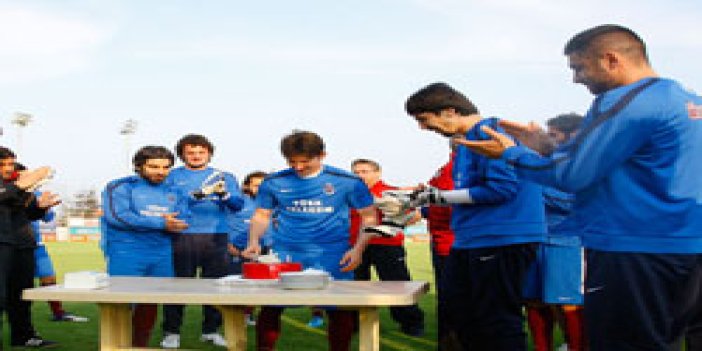 Trabzonspor'dan Ferhat'a kutlama
