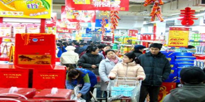 Çin'de perakende satışlar arttı
