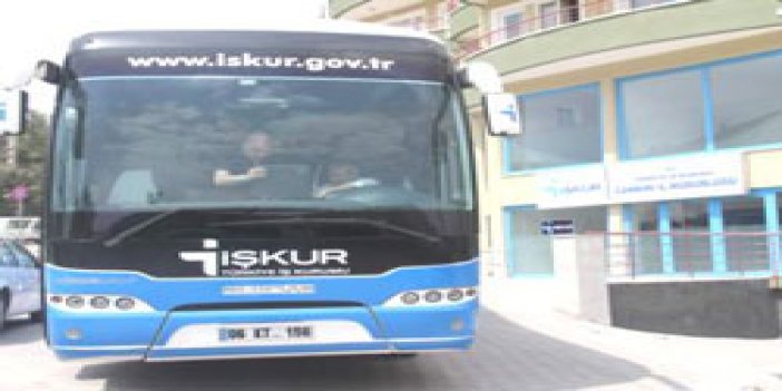 İşkur otobüsü  Trabzon'a geliyor