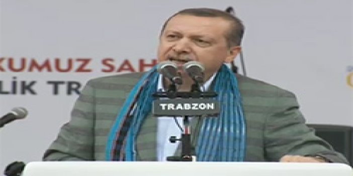 Trabzon'da Erdoğan'a küfür iddiası