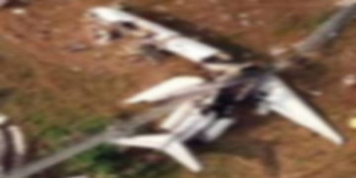 Uçak düştü: 1 ölü 1 yaralı
