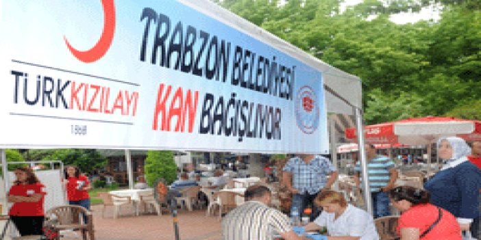 Trabzon Belediyesi kan bağışlıyor