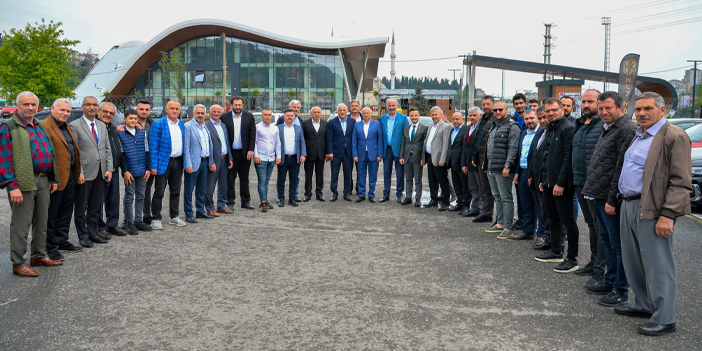 Başkan Zorluoğlu'ndan Trabzon'da Galericiler Sitesi'ne ziyaret
