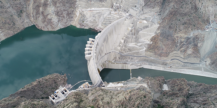 Artvin'deki Yusufeli Barajı'nda ilk elektrik test üretimi yapılacak