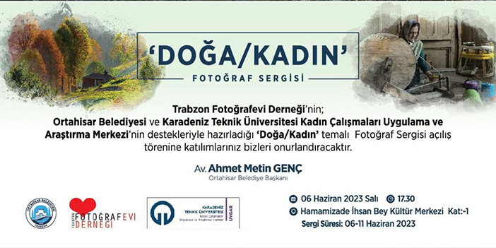 Trabzon’da 'Doğa/Kadın' temalı yardım sergisi
