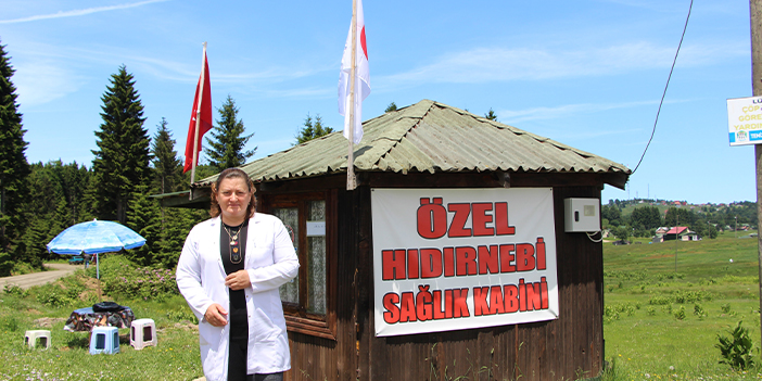 Trabzon'da babasını kaybettiği yaylada hastalara şifa oluyor