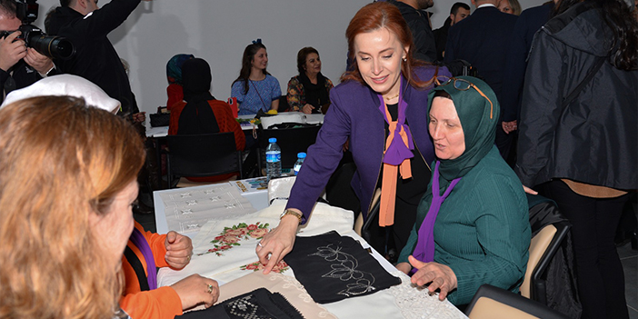 Trabzon'da Kadın Yaşam ve İstihdam Merkezi'ne yoğun ilgi