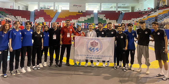 Trabzonlu sporcu Hiranur'dan üçüncülük