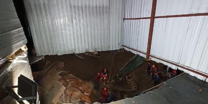 Giresun'da etkili sağanak sonrası fabrikada göçük! 3 işçiden 2'si kurtarıldı