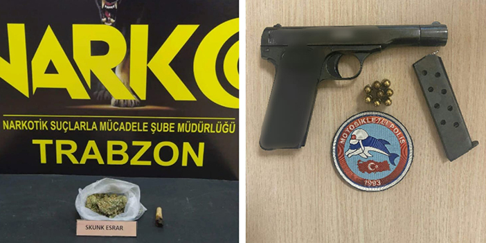 Trabzon'da narkotik suçlarla mücadele sürüyor! 6 kişiye işlem