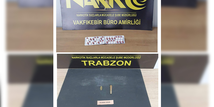 Trabzon’da uyuşturucu operasyonları! 8 kişi hakkında işlem