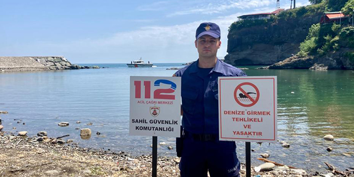 Trabzon'da vatandaşlar boğulma tehlikelerine karşı uyarılıyor