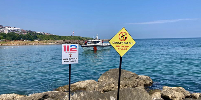 Trabzon'da vatandaşlar boğulma tehlikelerine karşı uyarılıyor
