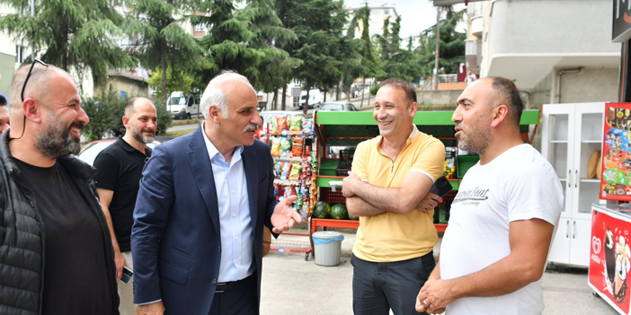 Başkan Zorluoğlu'ndan mahallelere ziyaret! Sıkıntıları dinledi