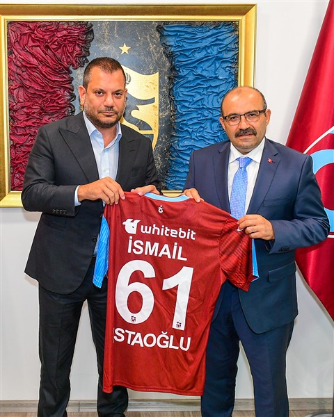 Vali Ustaoğlu’ndan Trabzonspor’a veda ziyareti
