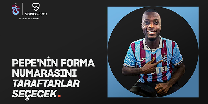 Trabzonspor taraftarları belirleyecek! Pepe'nin forma numarası kaç olacak?