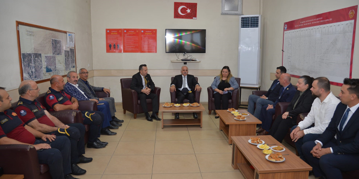 Başkan Zorluoğlu İtfaiye Haftasını personeliyle kutladı