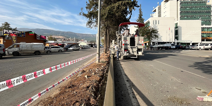 Kahramanmaraş'ta Trabzon ve Hükümet Caddesi yenileniyor