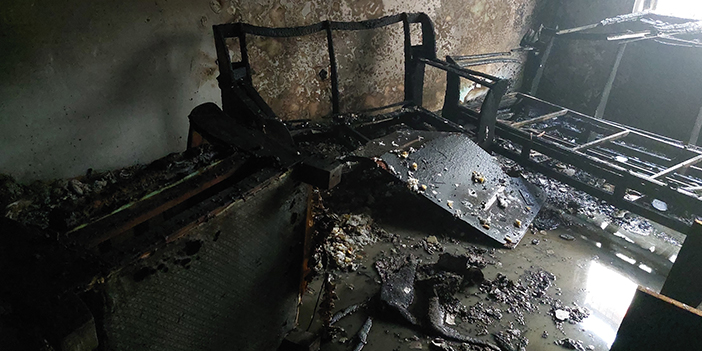 Samsun'da çocukların oyunu yangına yol açtı! 3'ü çocuk 5 kişi mahsur kaldı