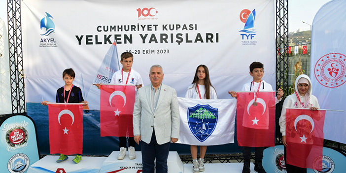 Trabzon'da Cumhuriyet Kupası Yelken Yarışları sona erdi
