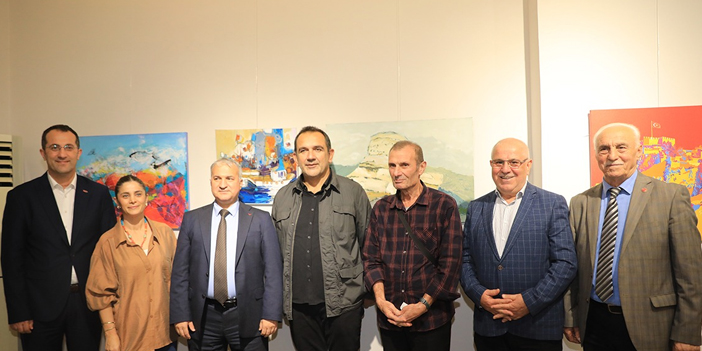 Akçaabat’ta Çağdaş Türk Ressamları resim sergisi yapıldı