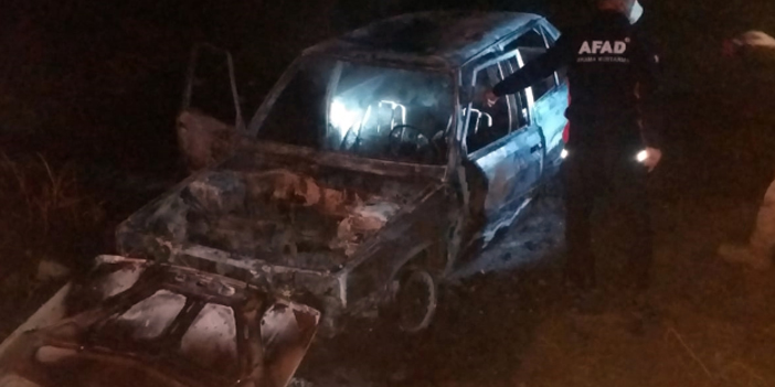 Siirt'te devrilen bir araçtaki LPG tankı patladı! 6 kişi hayatını kaybetti