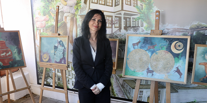 Trabzon'da "Proto Türk" resim sergisi açıldı