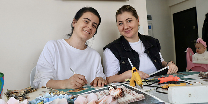 Trabzon'da kadınlardan aile ekonomisine katkı! "Sosyalleşiyoruz, kaynaşıyoruz"