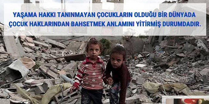 Trabzon Aile ve Sosyal Hizmetler İl Müdürü Sağlam'dan Gazze'deki çocuklar için yardım çağrısı