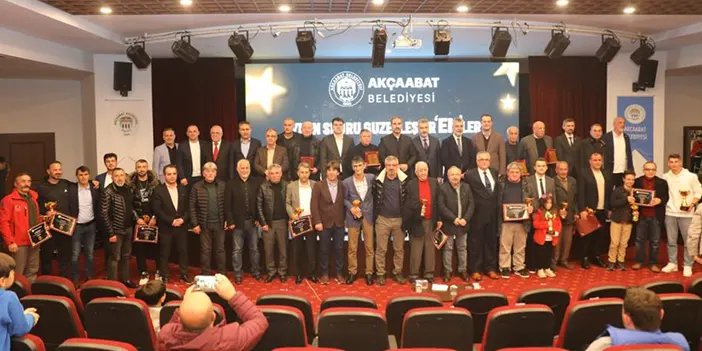 Akçaabat'ta 'Yılın Sporu Güzelleştirenler' ödül töreni yapıldı