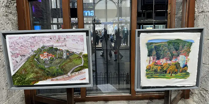 Trabzon'da "Dağ" adlı resim sergisi açıldı