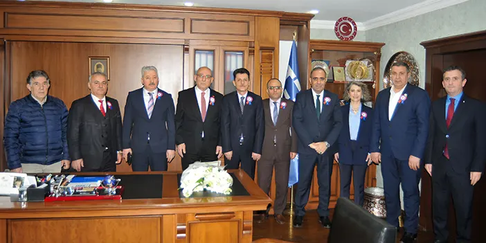 Trabzon Vergi Dairesi Başkanı Günçavdı'dan TTSO ve TESOB'a ziyaret